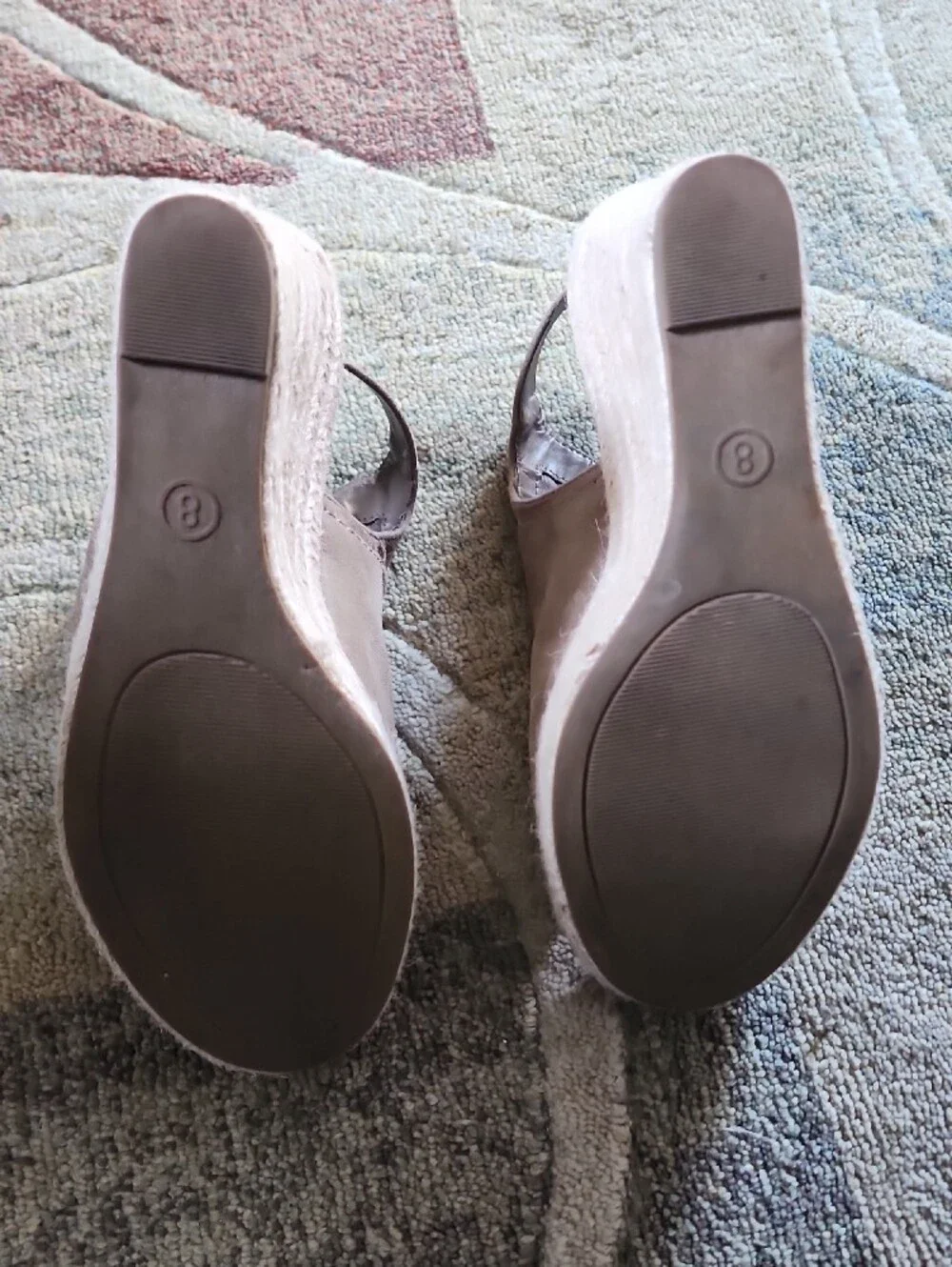 Wedge Espadrille Sandals in Taupe - Women